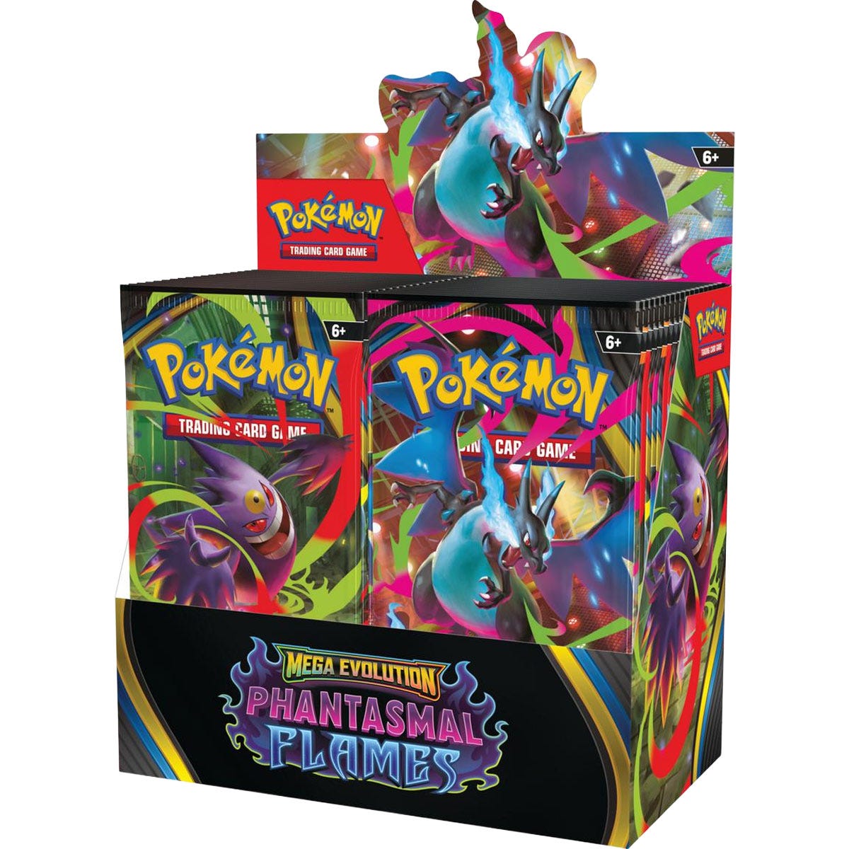 Pokemon TGC Mega Evolution: Phantasmal Flames Booster Display