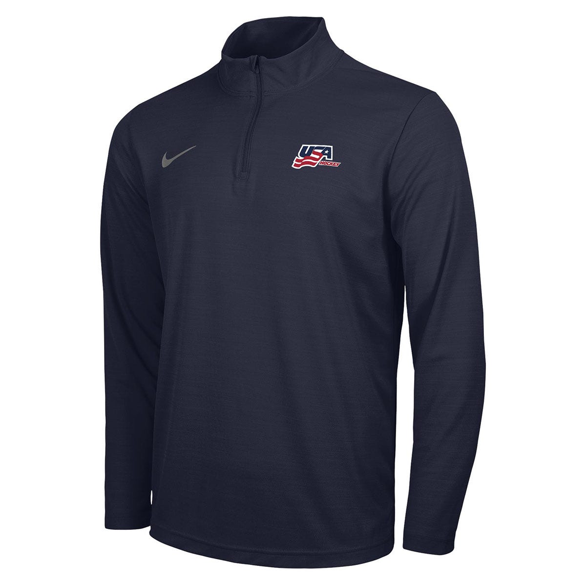 Nike USA Hockey Adult Intensity Quarter-Zip Pullover in Navy Size X-Large