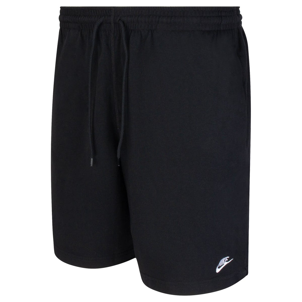 Nike Club Mens Knit Shorts | 100% cotton in Black Size Small