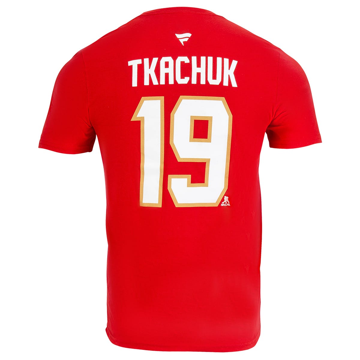 Fanatics Florida Panthers Authentic Stack Name & Number Short Sleeve T-Shirt | 100% cotton in Tkachuk - Red Size Medium
