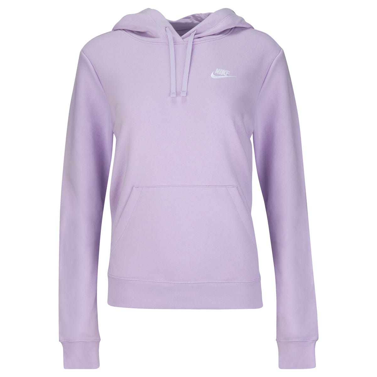 Nike Sportswear Club Fleece Womens Pullover Hoodie | 100% cotton in Purple Size X-Large