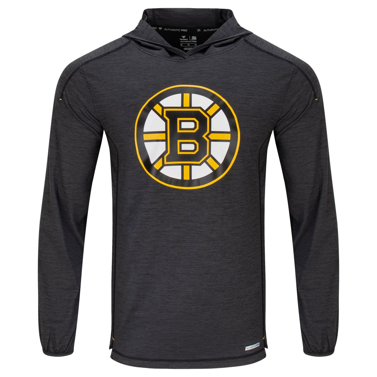 Fanatics Boston Bruins Authentic Pro Pullover Adult Hoodie in Black/Gold Size Medium
