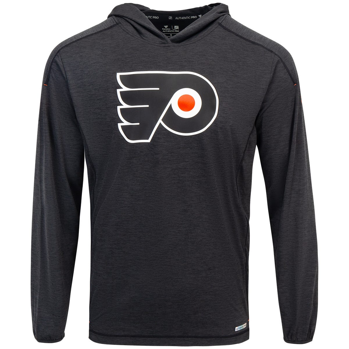 Fanatics Philadelphia Flyers Authentic Pro Pullover Adult Hoodie in Black/Orange Size Medium