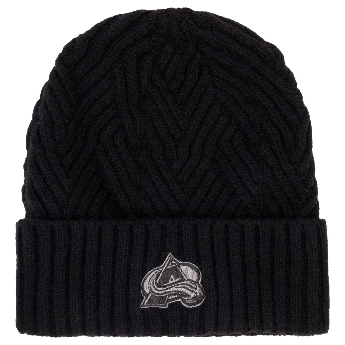 Fanatics Colorado Avalanche Authentic Pro Road Cuff Beanie in Black
