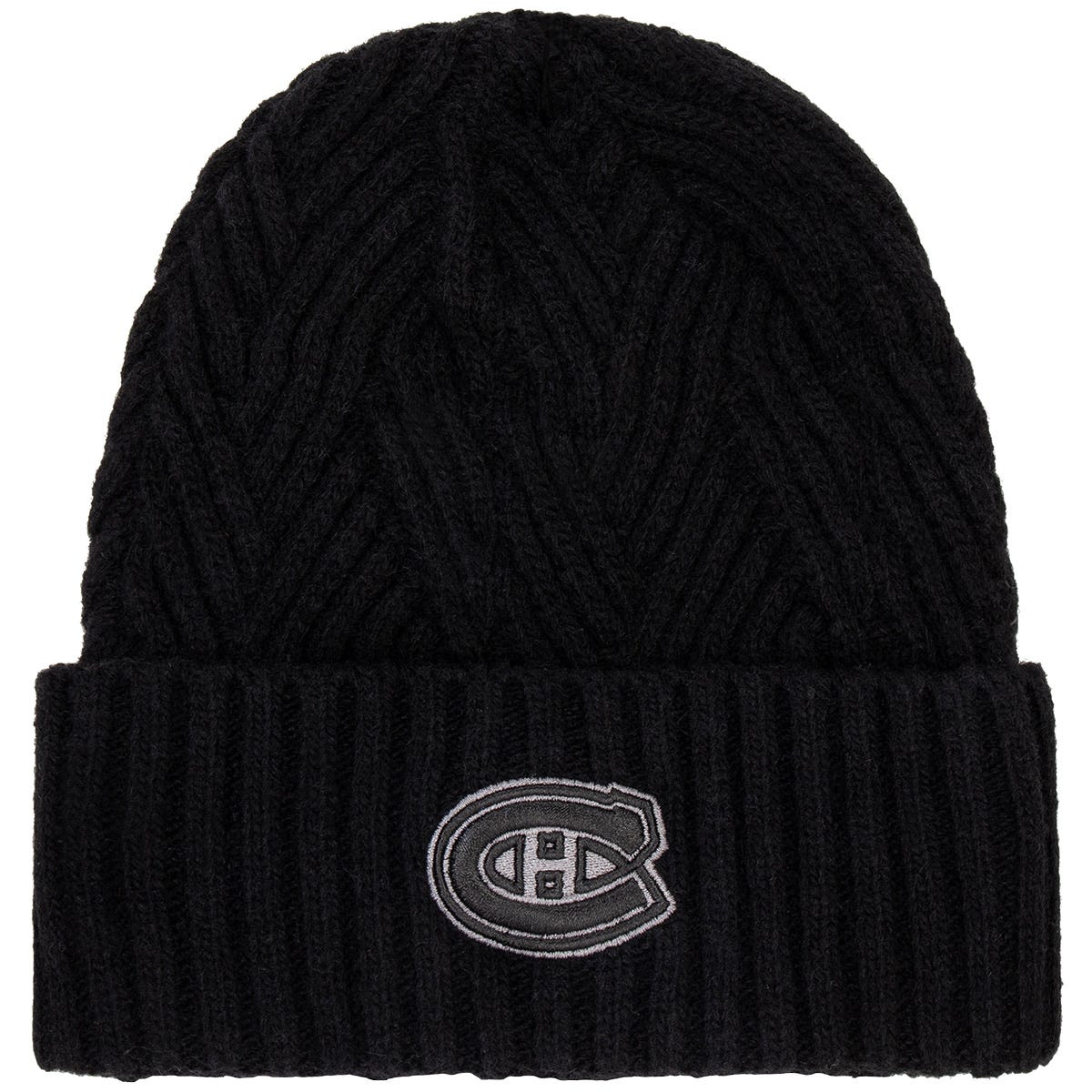 Fanatics Montreal Canadiens Authentic Pro Road Cuff Beanie in Black