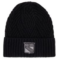 Fanatics New York Rangers Authentic Pro Road Cuff Beanie in Black