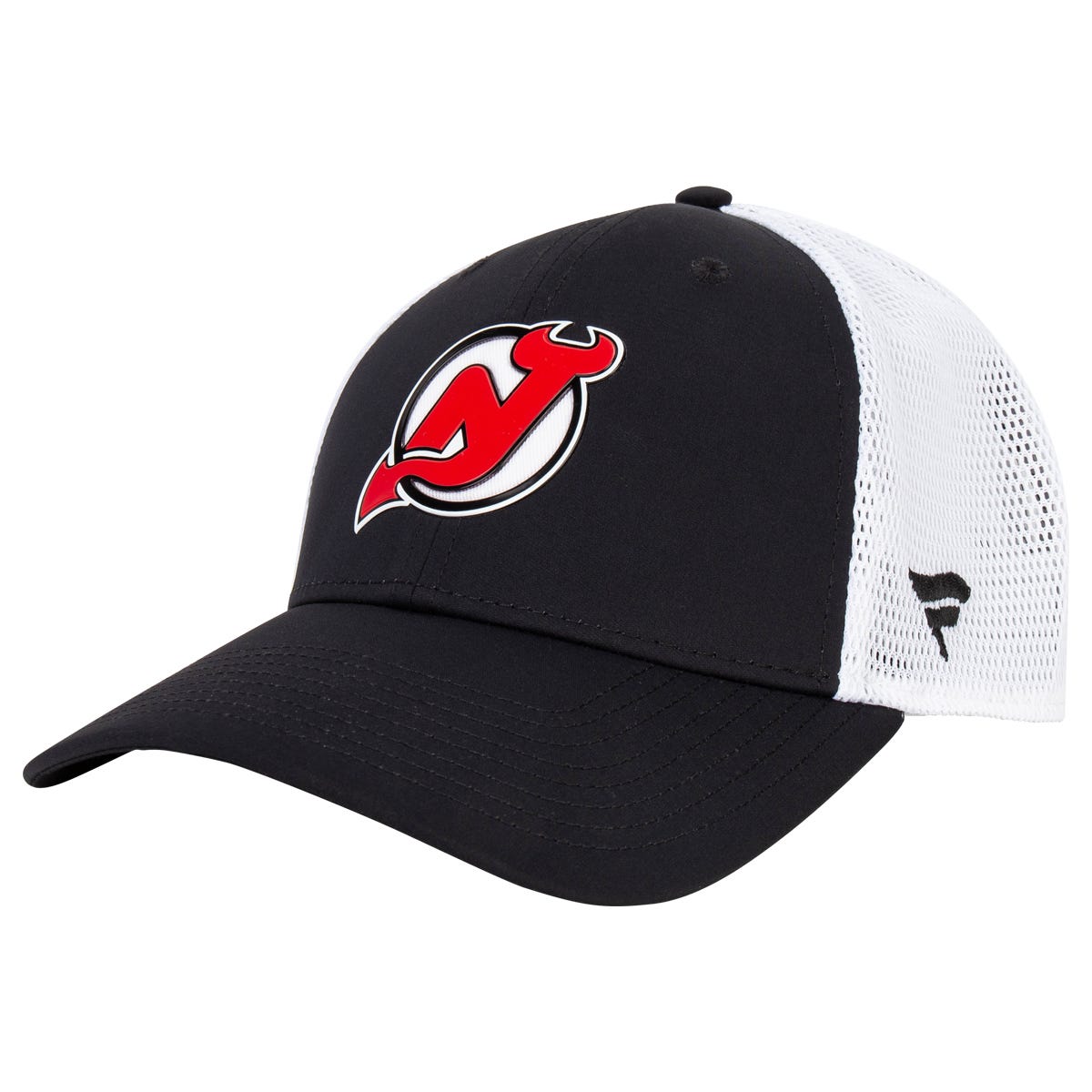Fanatics New Jersey Devils Authentic Pro Rink Mesh Snapback Hat in Black