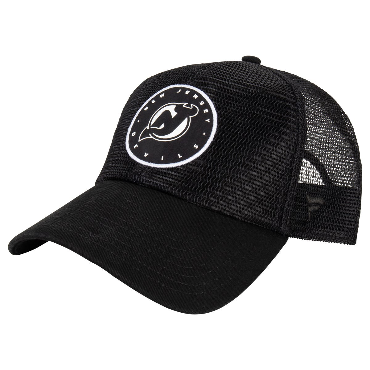 Fanatics New Jersey Devils Sin Bin Adjustable Snapback Hat in Black