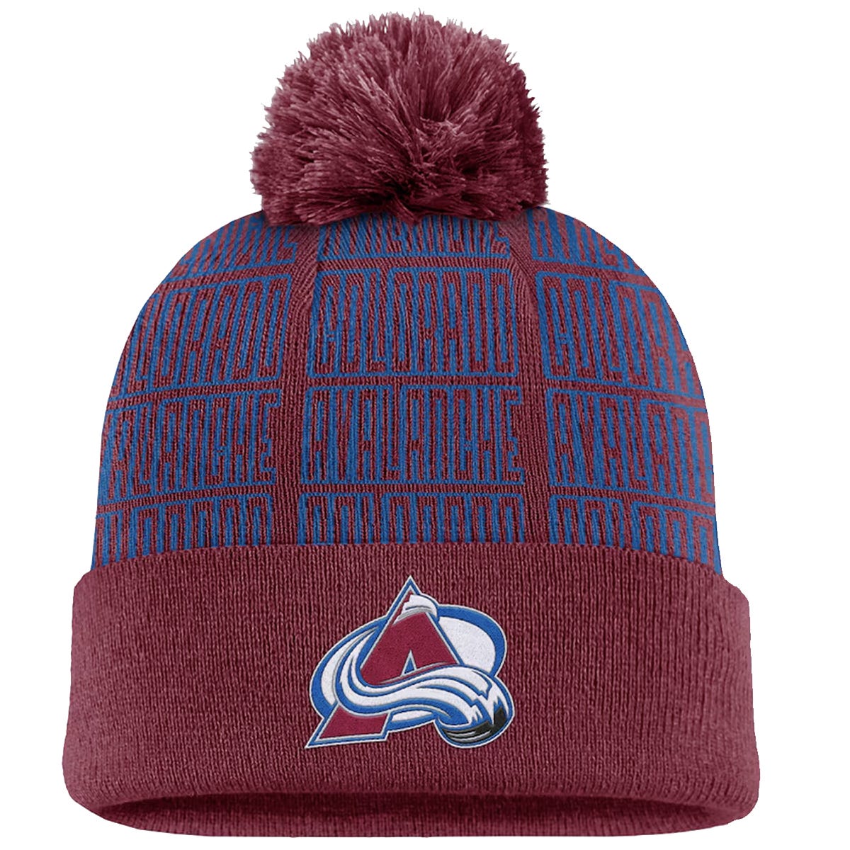 Fanatics Colorado Avalanche Empty Net Beanie in Garnet