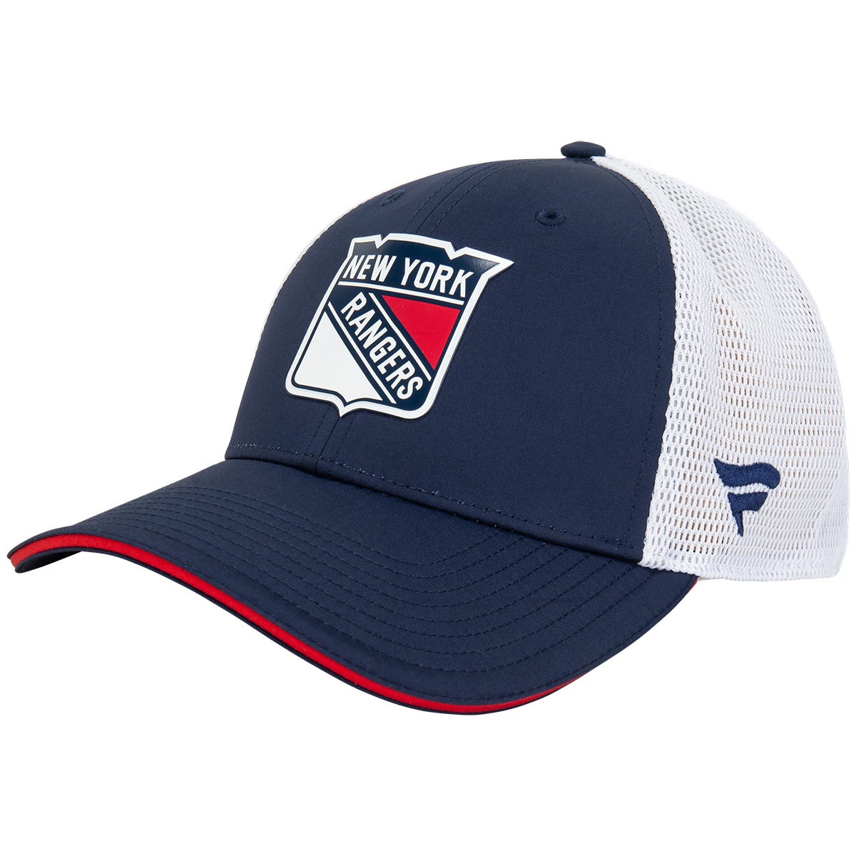 Fanatics New York Rangers Authentic Pro Mesh Snapback Hat in Blue