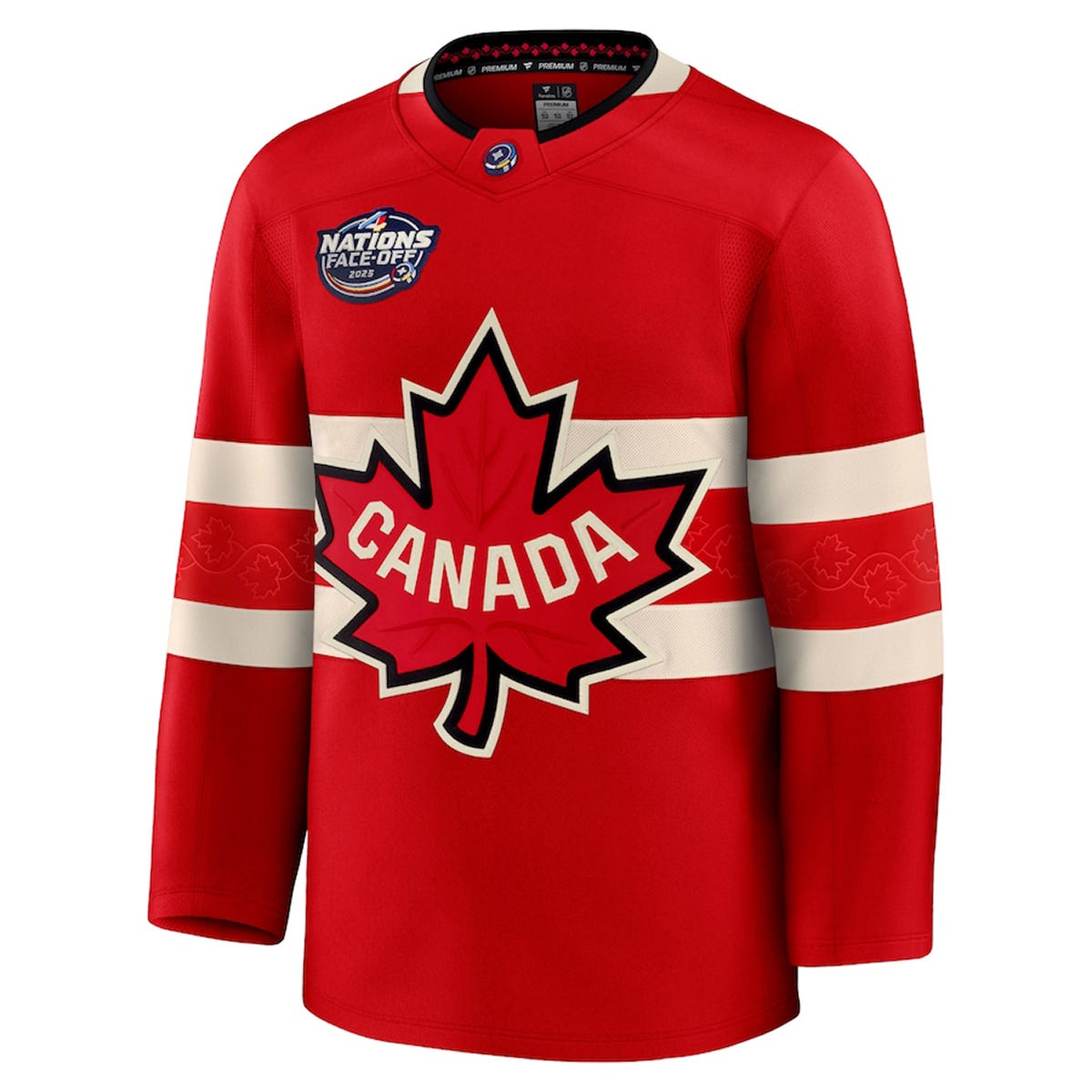 Fanatics NHL 4 Nations Face-Off Premium Blank Adult Hockey Jersey in Canada Size Large