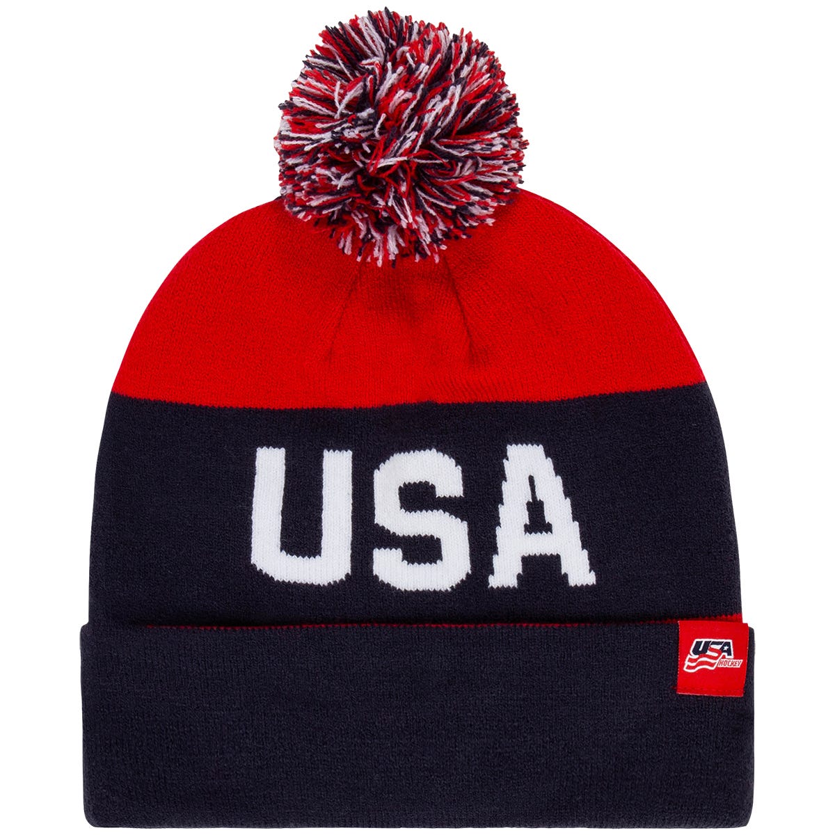 Nike USA Hockey Peak Youth Beanie in Navy Size OSFM