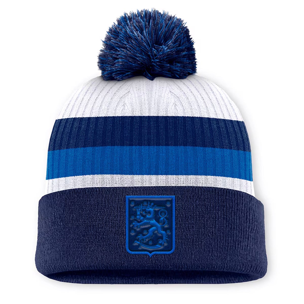 Fanatics NHL 4 Nations Face-Off Cuffed Beanie w/ Pom | 100% Acrylic in Finland