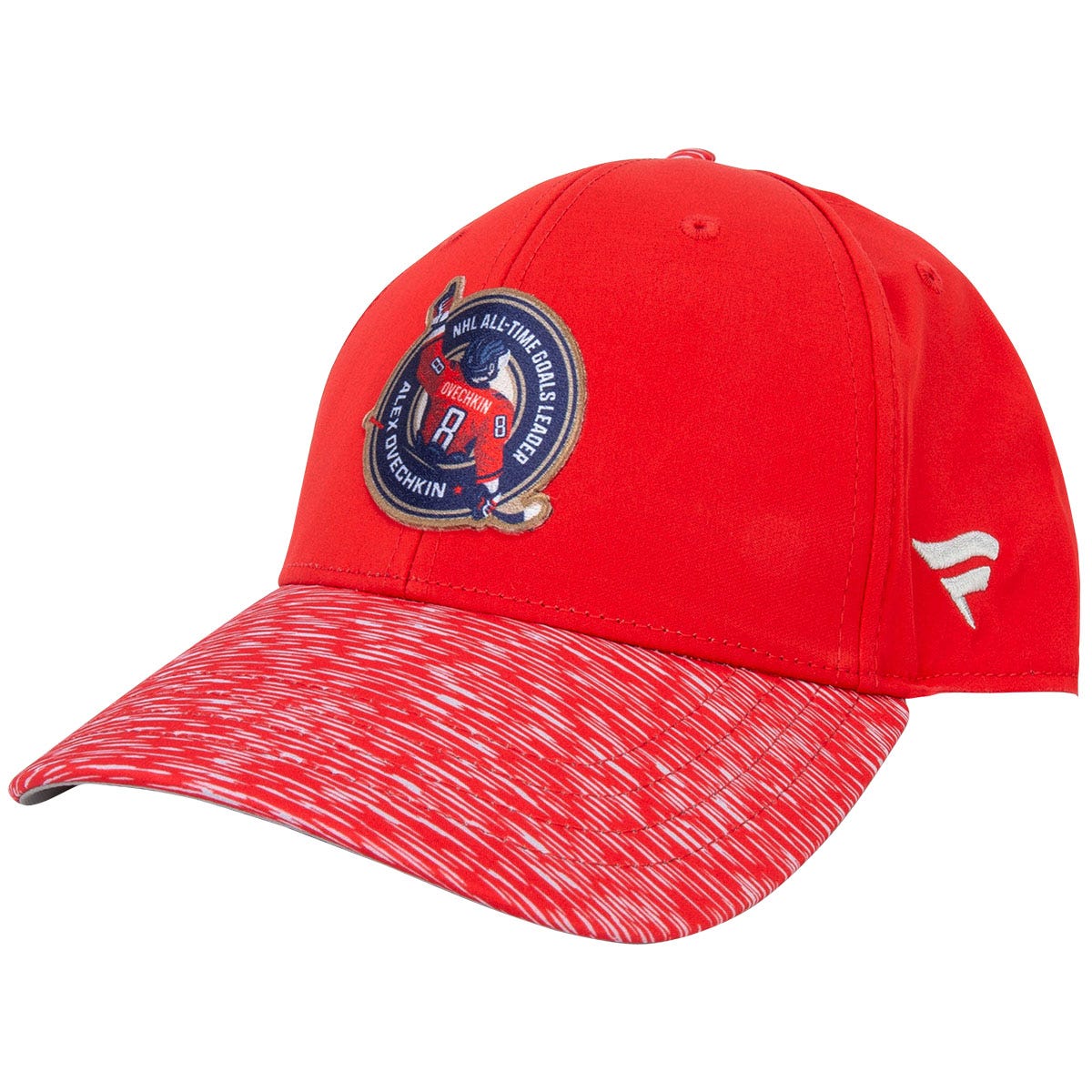 Fanatics Washington Capitals Alexander Ovechkin NHL All-Time Leading Goal Scorer Locker Room Mesh Snapback Hat in Red Size OSFM