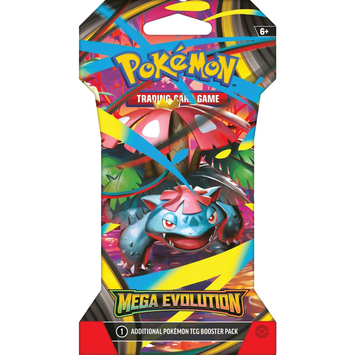 Pokemon TGC Mega Evolution Sleeved Booster Pack in Blue