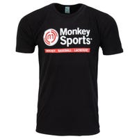 "Monkey Sport Apparel Monkey Sports Adult Short Sleeve T-Shirt in Heather Black Size Medium"