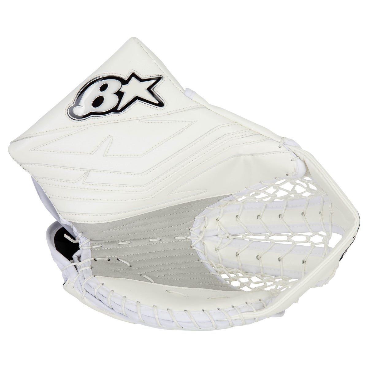 Brians Brians Iconik Senior Goalie Glove in White/White