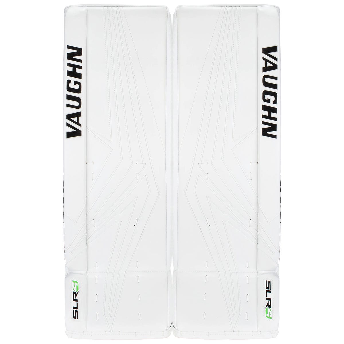 Vaughn SLR4 Pro Carbon Senior Goalie Leg Pads in White/White Size 36+2in
