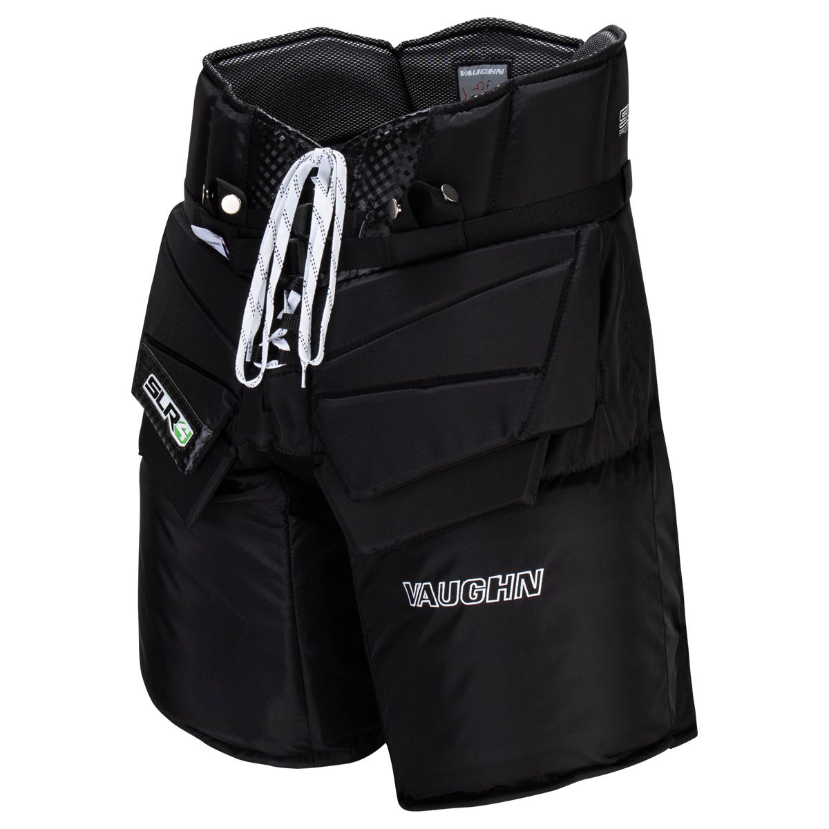 Vaughn SLR4 Pro Carbon Senior Custom Goalie Pants in Black Size Medium