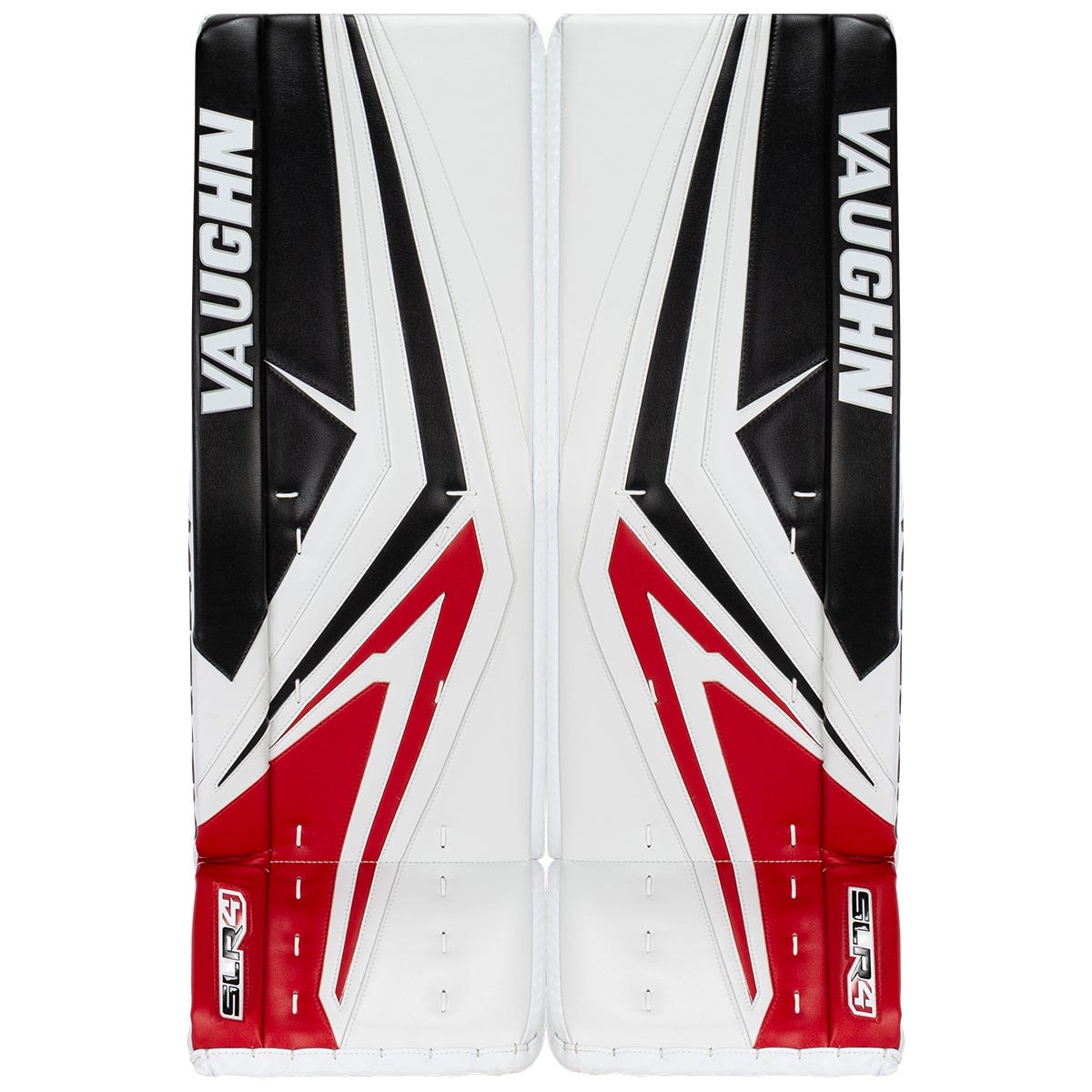 Vaughn SLR4 Pro Carbon Senior Custom Goalie Leg Pads in White/White Size 34+1in