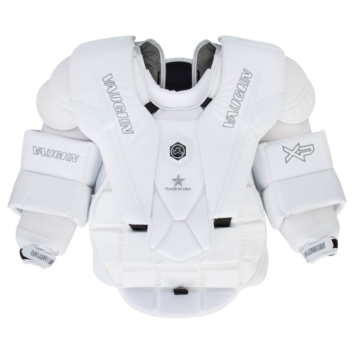 Vaughn Velocity XP Pro Senior Goalie Chest & Arm Protector in White Size X-Large Body/Large Arms