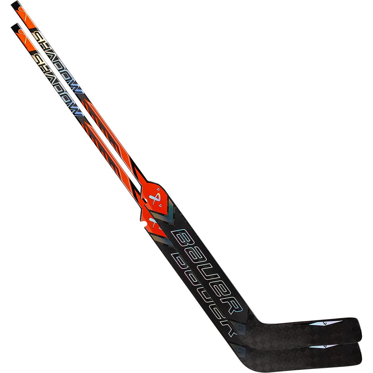 Bauer Supreme Shadow Pro Custom Senior Goalie Sticks (2pk) in White/White Size 25in