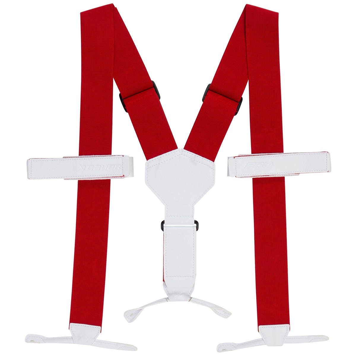 Bauer Pro Custom Goalie Suspenders in Black