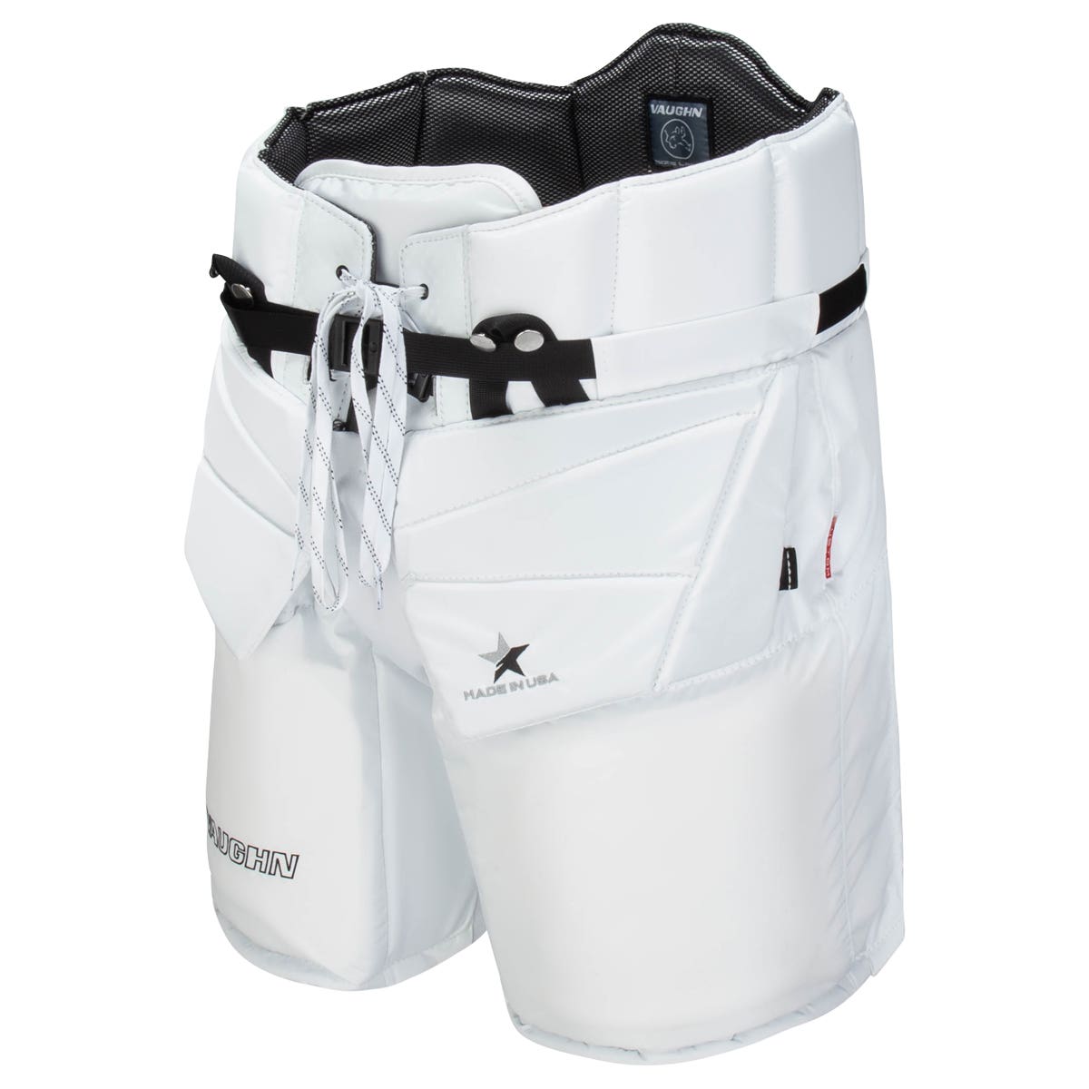 Vaughn Velocity XP Pro Senior Goalie Pants in White Size Small