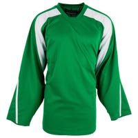 Monkeysports Premium Senior Practice Hockey Jersey in Kelly Green/White Size Small