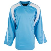 Monkeysports Premium Senior Practice Hockey Jersey in Powder Blue/White Size Medium