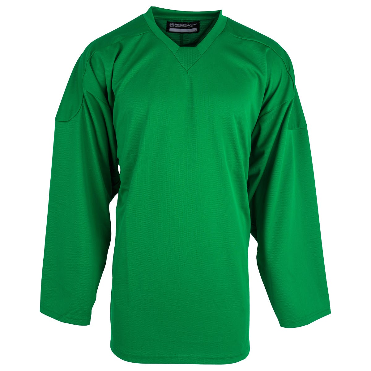 Monkeysports Solid Color Senior Practice Hockey Jersey in Kelly Green Size Medium