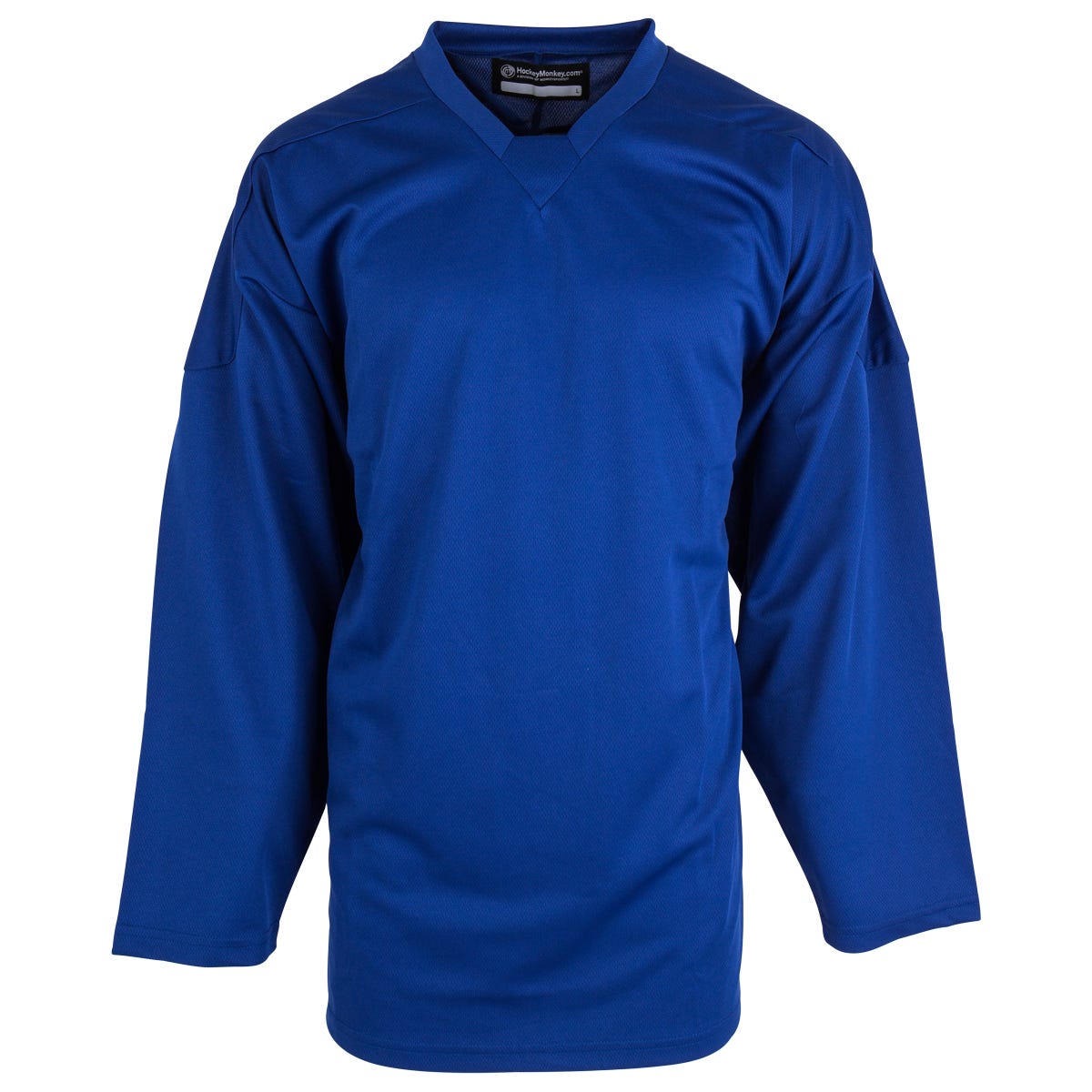 Monkeysports Solid Color Youth Practice Hockey Jersey in Royal Size Large/X-Large