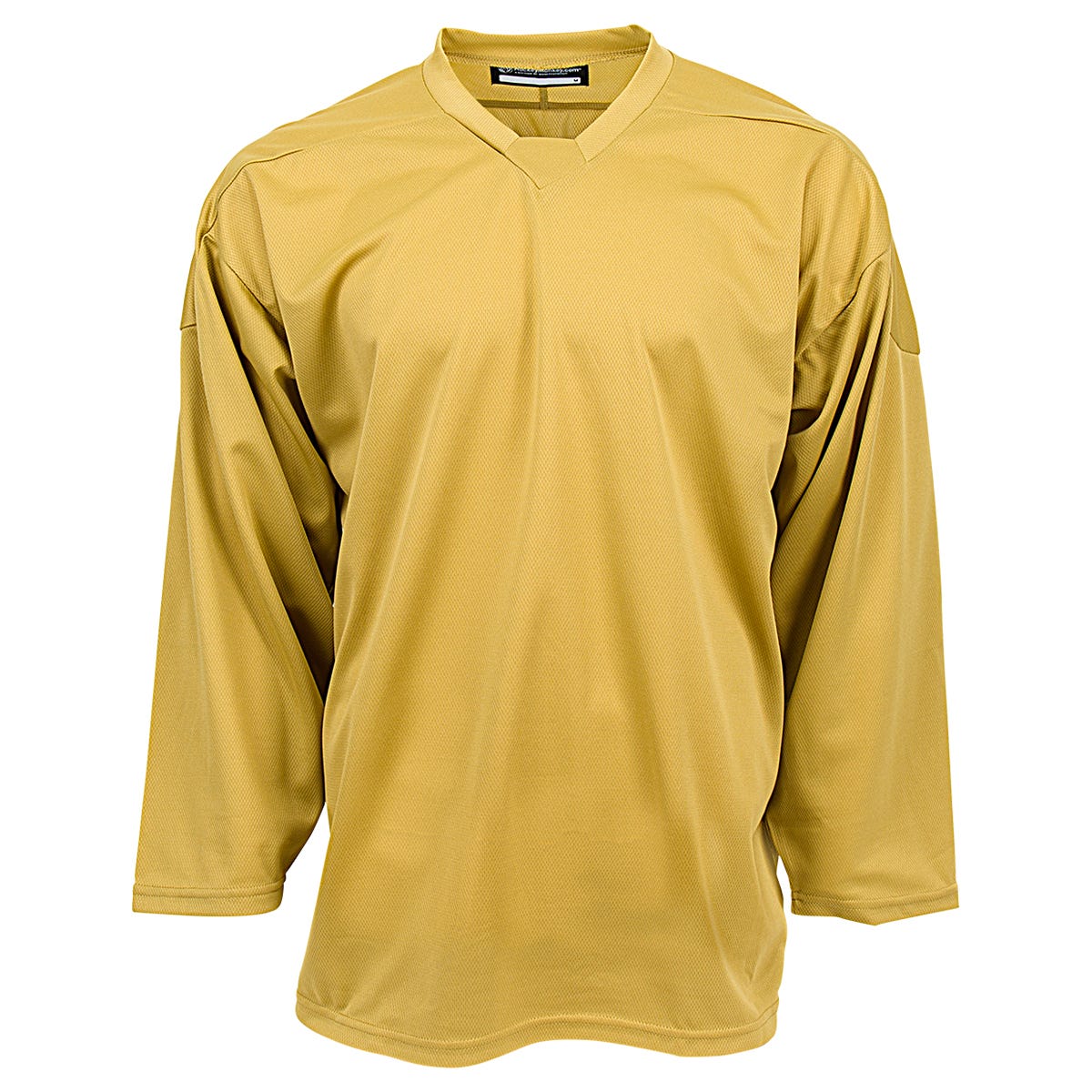Monkeysports Solid Color Senior Practice Hockey Jersey in Vegas Gold Size Large