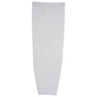 "Monkeysports SS Solid Color Mesh Hockey Socks in White Size Youth"