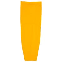 "Monkeysports SS Solid Color Mesh Hockey Socks in Gold Size Senior"