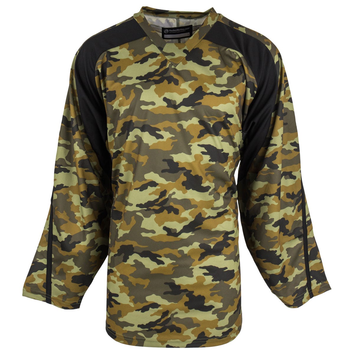 Monkeysports Premium Senior Practice Hockey Jersey in Camo/Black Size XX-Large