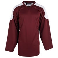 Monkeysports Two Tone Senior Practice Hockey Jersey in Maroon/White Size Medium