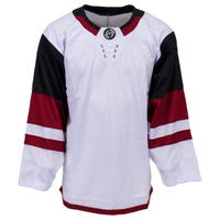 Monkeysports Arizona Coyotes Uncrested Adult Hockey Jersey in White Size Goal Cut (Intermediate)