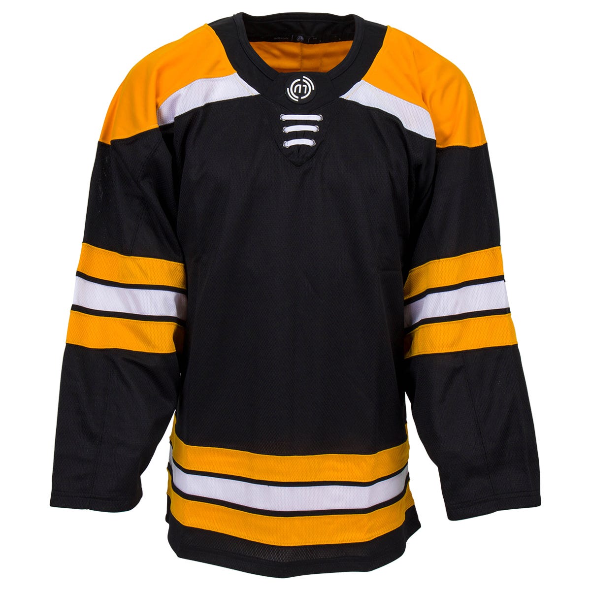 Monkeysports Boston Bruins Uncrested Adult Hockey Jersey in Black Size Goal Cut (Intermediate)