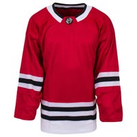 Monkeysports Chicago Blackhawks Uncrested Adult Hockey Jersey in Red Size Goal Cut (Intermediate)