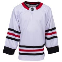 Monkeysports Chicago Blackhawks Uncrested Adult Hockey Jersey in White Size Medium