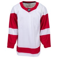 Monkeysports Detroit Red Wings Uncrested Adult Hockey Jersey in White Size Goal Cut (Intermediate)