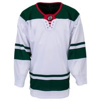 Monkeysports Minnesota Wild Uncrested Adult Hockey Jersey in White Size Goal Cut (Intermediate)
