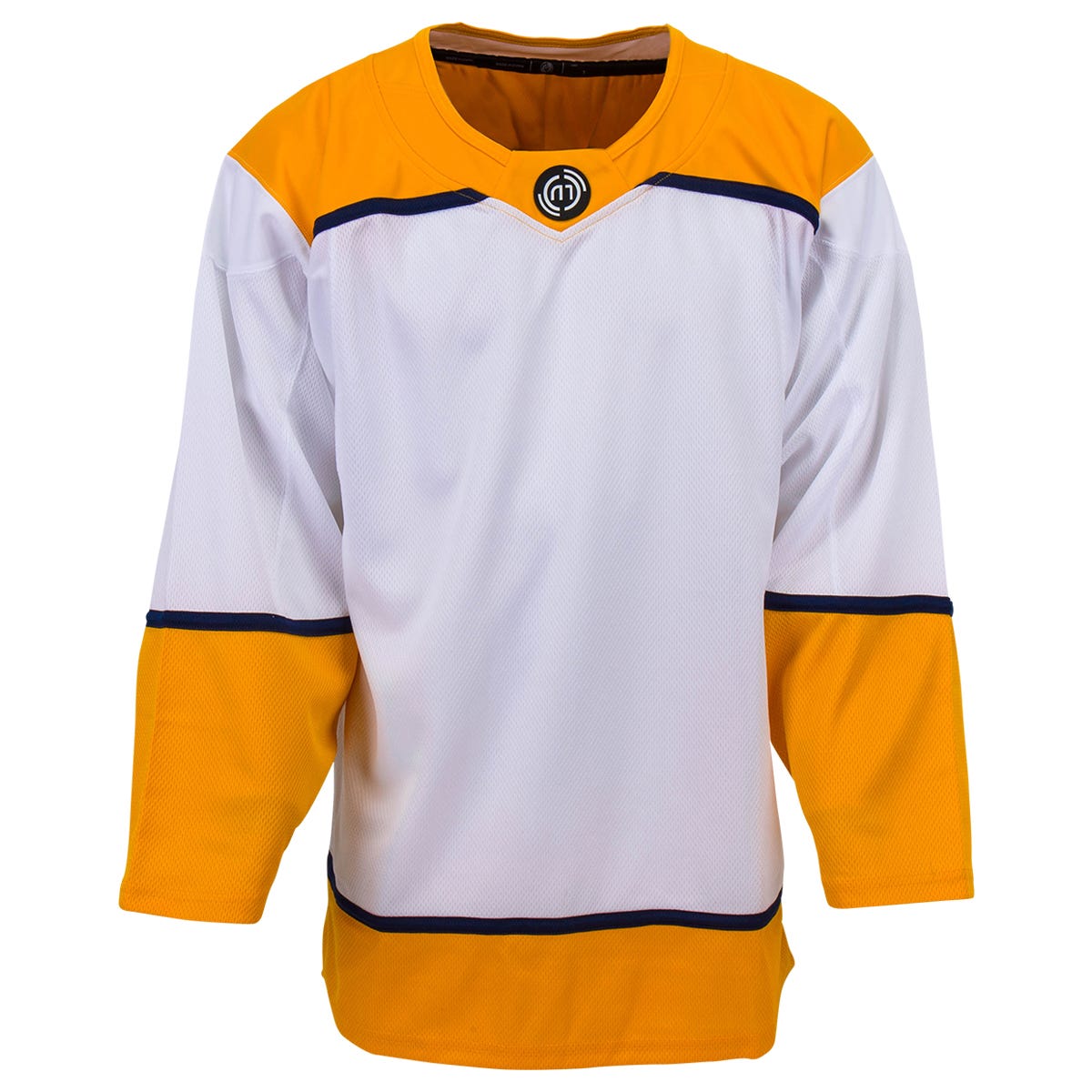 Monkeysports Nashville Predators Uncrested Junior Hockey Jersey in White Size Goal Cut (Junior)