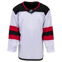 Monkeysports New Jersey Devils Uncrested Adult Hockey Jersey in White Size Small