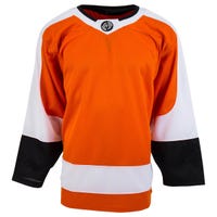 Monkeysports Philadelphia Flyers Uncrested Junior Hockey Jersey in Orange Size Goal Cut (Junior)