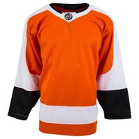 Monkeysports Philadelphia Flyers Uncrested Adult Hockey Jersey in Orange Size Small