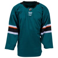 Monkeysports San Jose Sharks Uncrested Adult Hockey Jersey in Teal Size Large