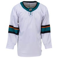 Monkeysports San Jose Sharks Uncrested Adult Hockey Jersey in White Size X-Large