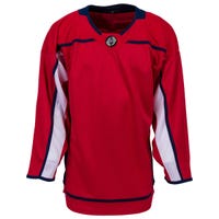 Monkeysports Washington Capitals Uncrested Adult Hockey Jersey in Red Size Small